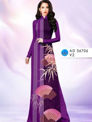 1774488326 61 Vai Ao Dai Hoa In 3D Sang Trong AD 36706