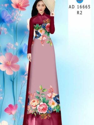 Vải Áo Dài Hoa Hồng Mới Ra AD 16665 24 1774574681 673 Vai Ao Dai Hoa Hong Moi Ra AD 16665