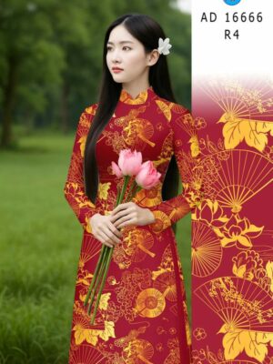 1774575202 195 Vai Ao Dai Hoa In 3D Sang Trong AD 16666