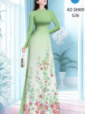 Vải Áo Dài Hoa Hồng Độc Đáo AD 26909 25 1774921618 389 Vai Ao Dai Hoa Hong Doc Dao AD 26909