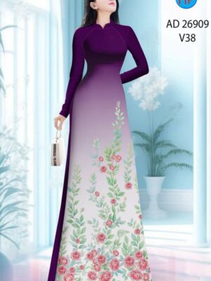 Vải Áo Dài Hoa Hồng Độc Đáo AD 26909 23 1774921618 509 Vai Ao Dai Hoa Hong Doc Dao AD 26909