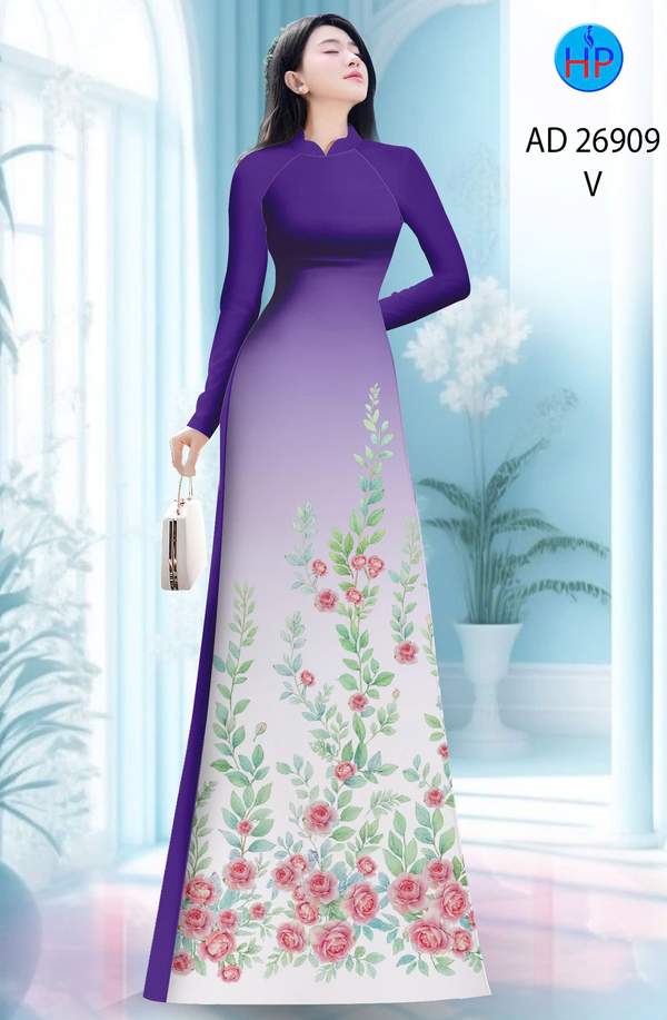 Vải Áo Dài Hoa Hồng Độc Đáo AD 26909 3 1774921618 898 Vai Ao Dai Hoa Hong Doc Dao AD 26909