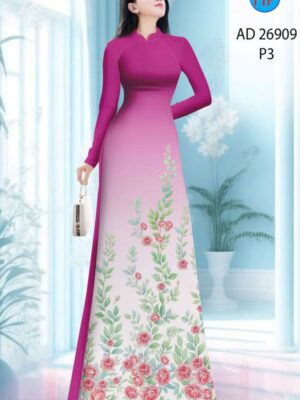 Vải Áo Dài Hoa Hồng Độc Đáo AD 26909 32 1774921619 208 Vai Ao Dai Hoa Hong Doc Dao AD 26909