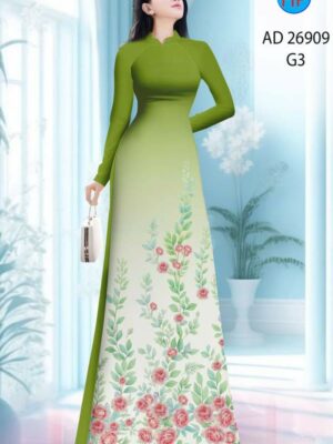 Vải Áo Dài Hoa Hồng Độc Đáo AD 26909 28 1774921619 274 Vai Ao Dai Hoa Hong Doc Dao AD 26909