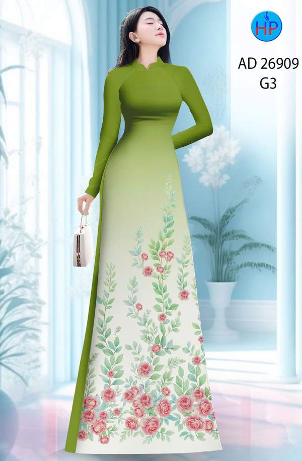 Vải Áo Dài Hoa Hồng Độc Đáo AD 26909 9 1774921619 274 Vai Ao Dai Hoa Hong Doc Dao AD 26909