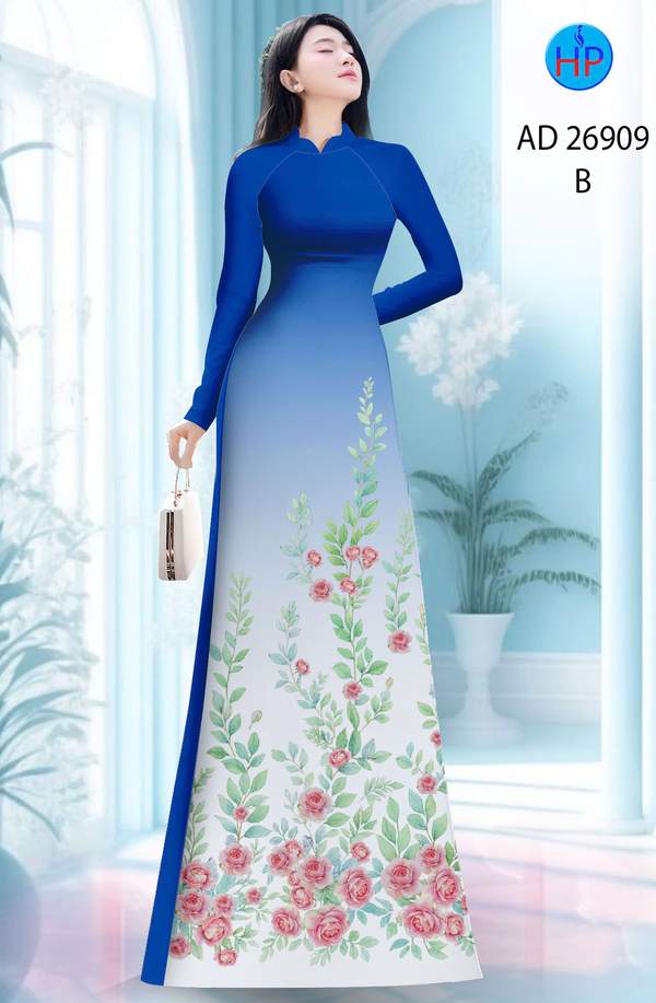 Vải Áo Dài Hoa Hồng Độc Đáo AD 26909 18 1774921620 56 Vai Ao Dai Hoa Hong Doc Dao AD 26909