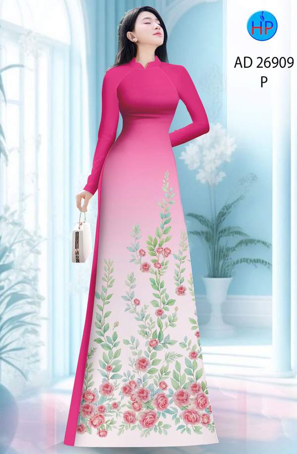 Vải Áo Dài Hoa Hồng Độc Đáo AD 26909 16 1774921620 971 Vai Ao Dai Hoa Hong Doc Dao AD 26909