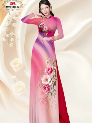 Home 115 Vai Ao Dai Hoa Hong Thiet Ke 2026 AD MV7140