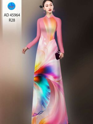 Vai Ao Dai Hoa In 3D Kieu Moi AD 45964