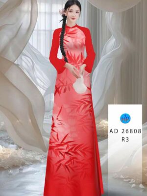 Vai Ao Dai Hoa In 3D Vua Ra AD 26808