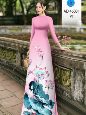Home 87 Vai Ao Dai Hoa Sen Sang Trong AD 46031