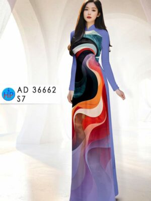Vai Ao Dai Hoa Van Doc Dao AD 36662