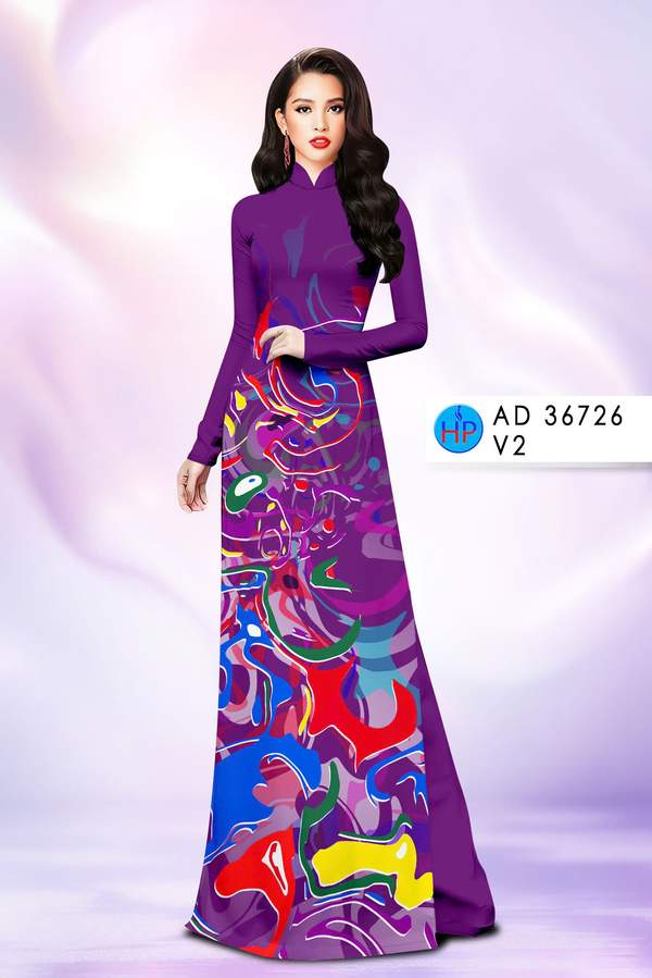 Vải Áo Dài Hoa Văn Độc Đáo AD 36726 1 Vai Ao Dai Hoa Van Doc Dao AD 36726