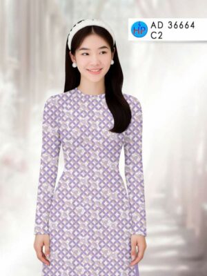 Vai Ao Dai Hoa Van Kieu Moi AD 36664