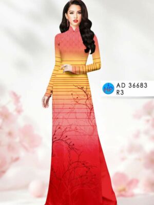Vai Ao Dai Hoa in 3D Moi Ra AD 36683