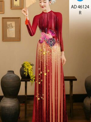 1775176245 728 Vai Ao Dai Hoa In 3D Doc Dao AD 46124