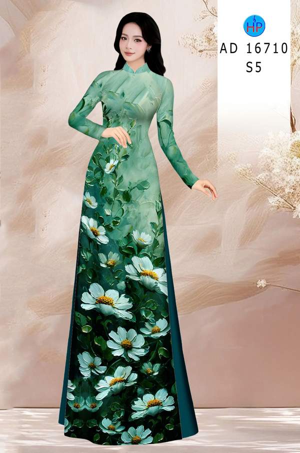 Vải Áo Dài Hoa Cúc Độc Đáo AD 16710 6 1775611199 377 Vai Ao Dai Hoa Cuc Doc Dao AD 16710