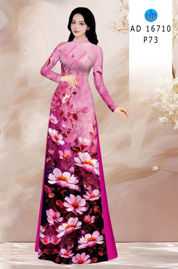 Vải Áo Dài Hoa Cúc Độc Đáo AD 16710 8 1775611200 799 Vai Ao Dai Hoa Cuc Doc Dao AD 16710