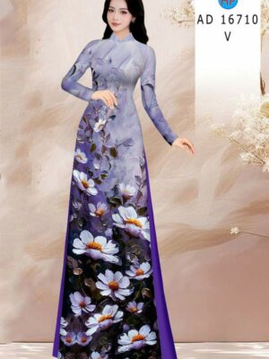 Vải Áo Dài Hoa Cúc Độc Đáo AD 16710 35 1775611201 593 Vai Ao Dai Hoa Cuc Doc Dao AD 16710