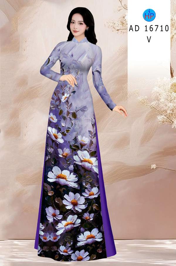 Vải Áo Dài Hoa Cúc Độc Đáo AD 16710 17 1775611201 593 Vai Ao Dai Hoa Cuc Doc Dao AD 16710