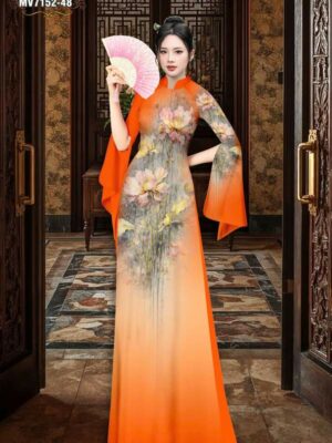 1776129916 537 Vai Ao Dai Hoa In 3D Vua Ra AD MV7152