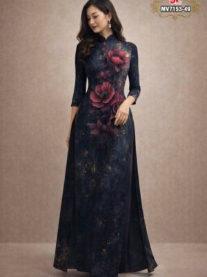 Home 113 1776214601 20 Vai Ao Dai Hoa In 3D Sang Trong AD MV7153