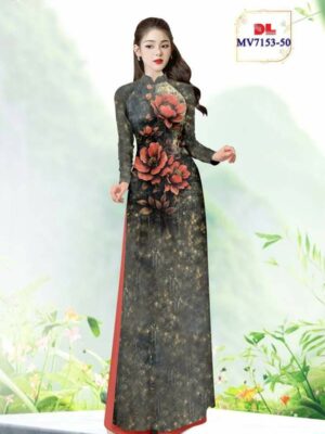1776214602 414 Vai Ao Dai Hoa In 3D Sang Trong AD MV7153
