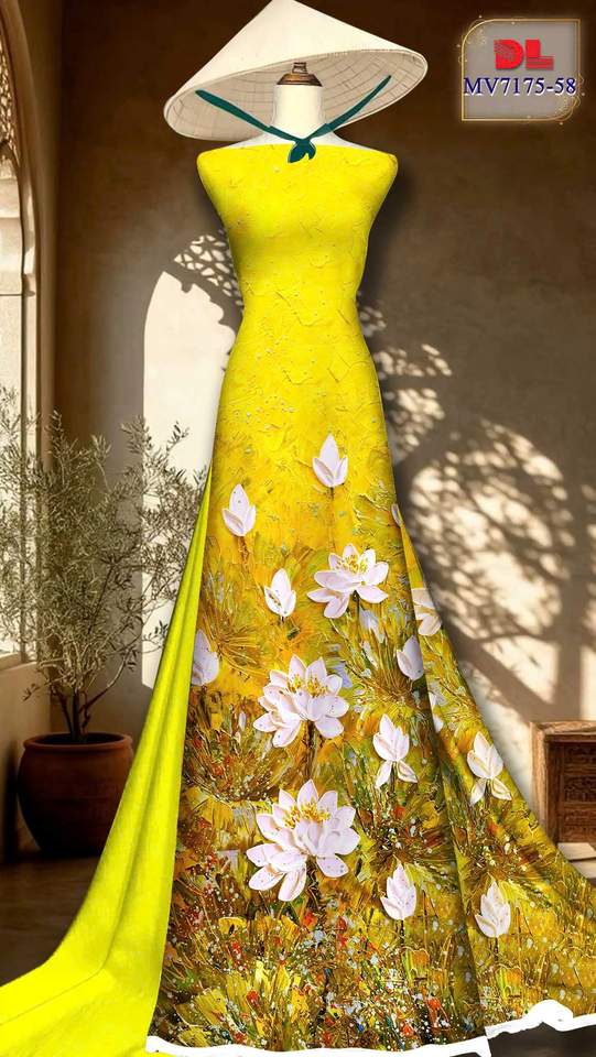 Vải Áo Dài Hoa Sen Độc Đáo AD MV7175 4 1776305283 165 Vai Ao Dai Hoa Sen Doc Dao AD MV7175