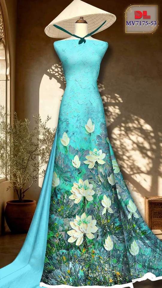 Vải Áo Dài Hoa Sen Độc Đáo AD MV7175 3 1776305283 285 Vai Ao Dai Hoa Sen Doc Dao AD MV7175