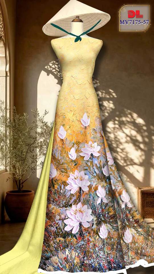 Vải Áo Dài Hoa Sen Độc Đáo AD MV7175 5 1776305283 539 Vai Ao Dai Hoa Sen Doc Dao AD MV7175