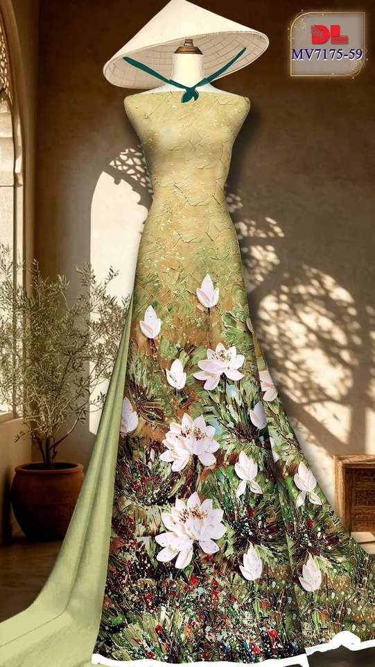 Vải Áo Dài Hoa Sen Độc Đáo AD MV7175 6 1776305283 846 Vai Ao Dai Hoa Sen Doc Dao AD MV7175