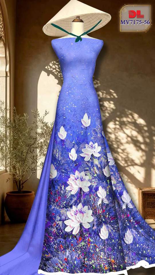 Vải Áo Dài Hoa Sen Độc Đáo AD MV7175 7 1776305284 768 Vai Ao Dai Hoa Sen Doc Dao AD MV7175