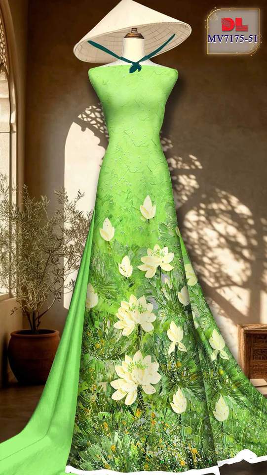 Vải Áo Dài Hoa Sen Độc Đáo AD MV7175 12 1776305284 82 Vai Ao Dai Hoa Sen Doc Dao AD MV7175