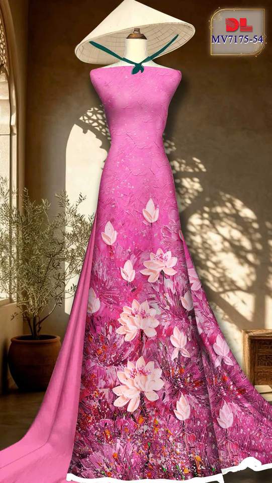 Vải Áo Dài Hoa Sen Độc Đáo AD MV7175 11 1776305284 87 Vai Ao Dai Hoa Sen Doc Dao AD MV7175