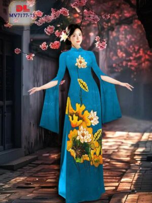 1776476825 77 Vai Ao Dai Hoa Sen Kieu Moi AD MV7177