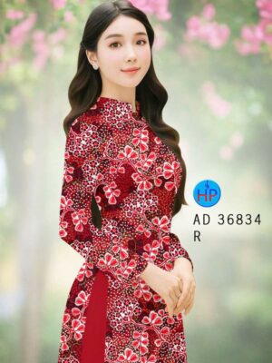 Vai Ao Dai Hoa In 3D Kieu Moi AD 36834