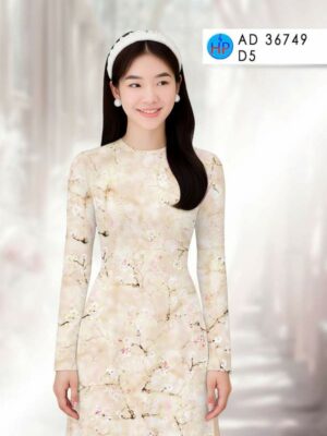 Vai Ao Dai Hoa In 3D Moi Ra AD 36749
