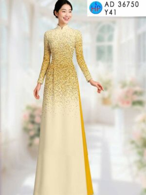 Vai Ao Dai Hoa In 3D Thu Hut AD 36750