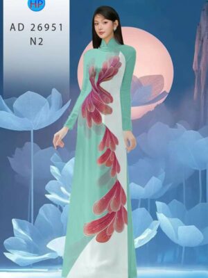 Vai Ao Dai Hoa In 3D Vua Ra AD 26951