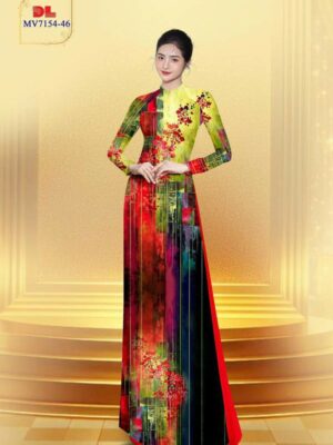 Home 115 Vai Ao Dai Hoa In 3D Vua Ra AD MV7154