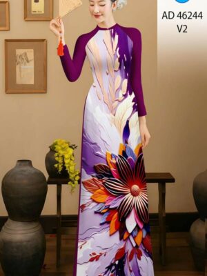 1778117698 624 Vai Ao Dai Hoa In 3D Vua Ra AD 46244