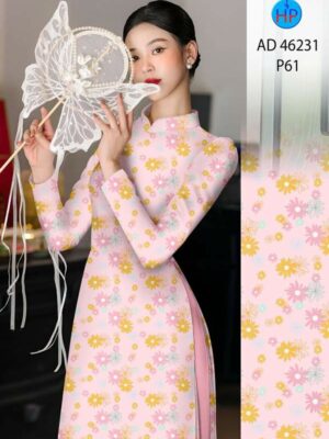 Vai Ao Dai Hoa Deu Thu Hut AD 46231