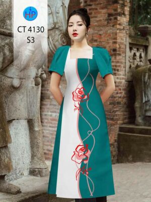 Vai Ao Dai Hoa Hong Moi Ra AD CT4130