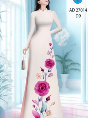 Vai Ao Dai Hoa Hong Vua Ra AD 27014