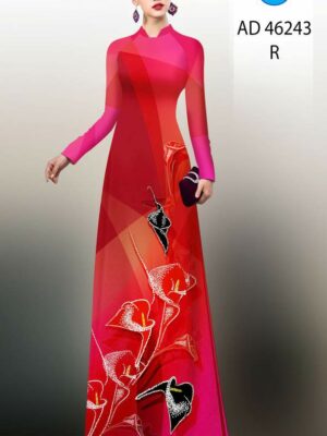 Vai Ao Dai Hoa Ly Thu Hut AD 46243