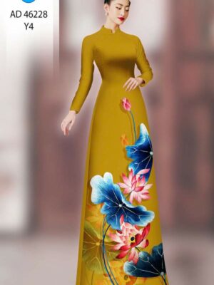 Vai Ao Dai Hoa Sen Kieu Moi AD 46228