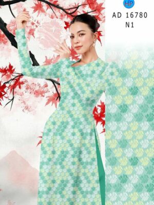 Vai Ao Dai Hoa Van Doc Dao AD 16780