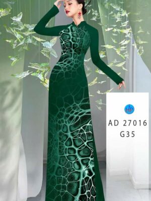 Vai Ao Dai Hoa Van Doc Dao AD 27016