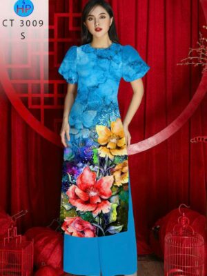1780451685 621 Vai Ao Dai Hoa In 3D Sang Trong AD 3009