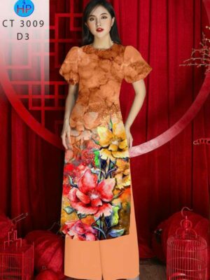 1780451685 925 Vai Ao Dai Hoa In 3D Sang Trong AD 3009